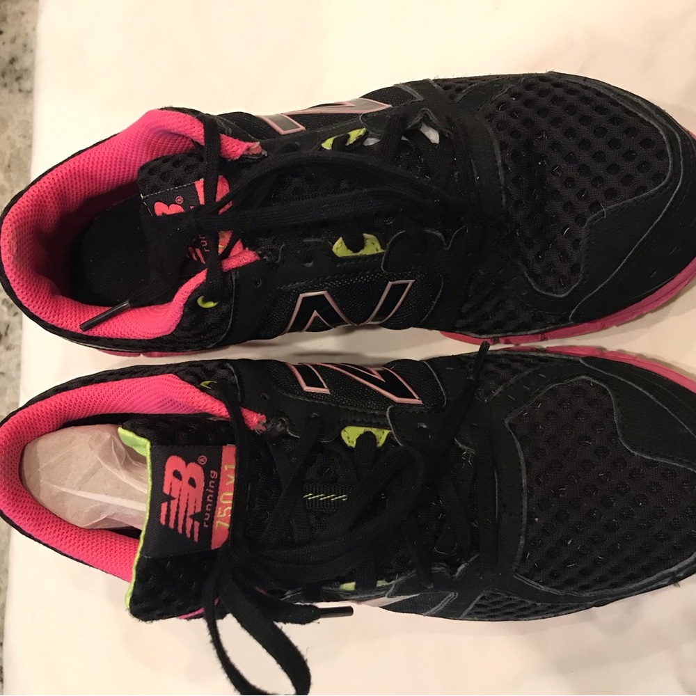 New Balance Neon Pink & Yellow Sneakers